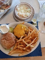 Hamburger and French Fries